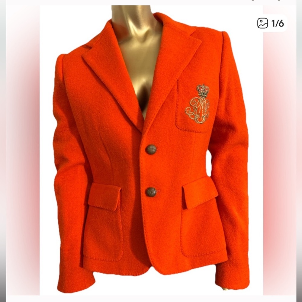 Ralph Lauren Sport Orange Blazer